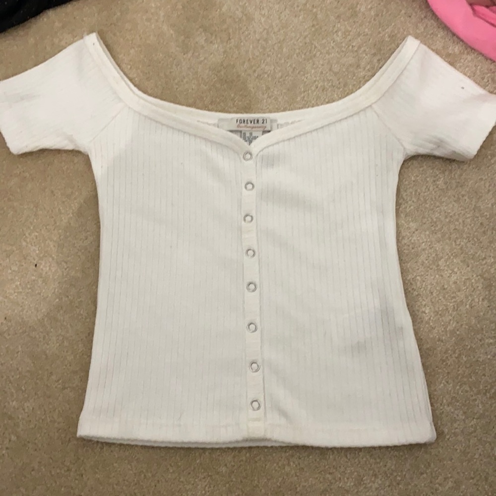 White shirt sleeve